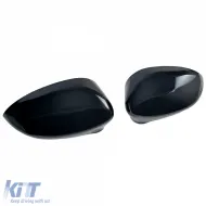 Spiegelkappen Schwarz Glanz zum Austausch passend für Fiat 500 2007-2020-image-6265926