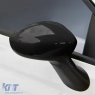 Spiegelkappen Schwarz Glanz zum Austausch passend für Fiat 500 2007-2020-image-6265928