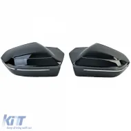 Spiegelkappen-Set zur Ersatzteil Gloss Black geeignet für BMW 5er G60 G61 ab 2023-image-6194778