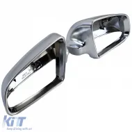 Spiegelkappen silber matt zur Ersatz für Audi A3 8P A4 8E A6 4F bis 2008-image-6205516