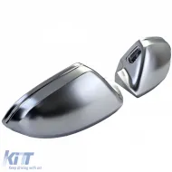 Spiegelkappen silber matt zur Ersatz für Audi A6 4G 11-18 mit Spurassistent-image-6193858