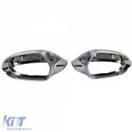 Spiegelkappen silber matt zur Ersatz für Audi A6 4G 11-18 mit Spurassistent-image-6193859