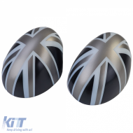 Spiegelkappen Union Jack schwarz grau geeignet für Mini F54 F55 F56 F57 13-18-image-6199907