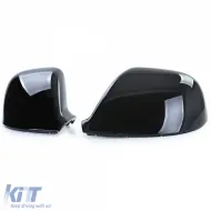 Spiegelkappen zur Ersatz Gloss Black geeignet für VW Bus T5.2 T6 T6.1 Amarok-image-6210062