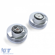 image-33-Spiegelverstellknöpfe Chrom Wolfsburg Edition geeignet für VW Golf 3 Vento 91-97 Polo 6N