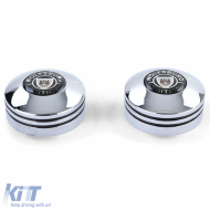 Spiegelverstellknöpfe Chrom Wolfsburg Edition geeignet für VW Golf 3 Vento 91-97 Polo 6N-image-6209382