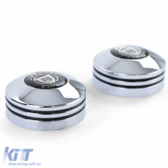 Spiegelverstellknöpfe Chrom Wolfsburg Edition geeignet für VW Golf 3 Vento 91-97 Polo 6N-image-6209383