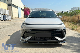 Splitter Estensione Paraurti Anteriore per Hyundai KONA N-Line Mk2 2023- Nero-image-6113850