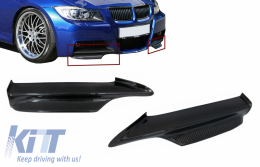 Splitter Spoiler carbonio per BMW 3 E90 E91 4 5 Porte 05-08 Paraurti M-tech-image-6050954
