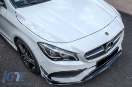 Splitters Aéro Kit pour Mercedes CLA W117 Facelift 16-18 CLA45 Look Canards Noir brillant-image-6072931
