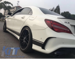 Splitters Lato Sfogo Canards per Mercedes CLA W117 C117 X117 13-18 CLA45 Look-image-6032847