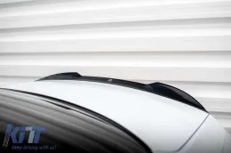 Spoiler 3D Maxton Design adapté pour le coffre d'Audi A8, A8 S-Line, S8 D5 2017-2021, laqué noir-image-6235745