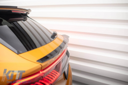 Spoiler adecuado para Maxton Design versión 2 tipo S-Line en Audi Q8 S-Line después de 2018, SQ8 después de 2019, lacado en negro-image-6140366