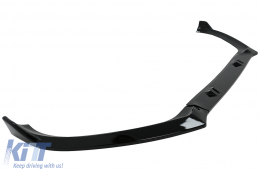 Spoiler aggiuntivo per Audi A4 B8.5 Facelift 12-15 Sedan Avant nero lucido-image-6093605