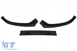 Spoiler aggiuntivo per Audi A4 B8.5 Facelift 12-15 Sedan Avant nero lucido-image-6093610