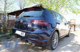 Spoiler aletta lunotto posteriore per VW Golf 7 e 7.5 12-20 GTI Design Nero lucido-image-6063011