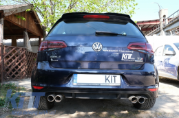 Spoiler aletta lunotto posteriore per VW Golf 7 e 7.5 12-20 GTI Design Nero lucido-image-6063012