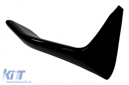 Spoiler anteriore Divisori flaps per BMW F80 M3 F82 F83 M4 2014-2019 Nero lucido-image-6084482