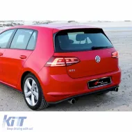 image-21-Spoiler arrière adapté pour Golf 7 GTI Toit R Highline 4 pièces Surface brute ABS / 2012-2019
