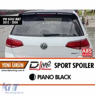 image-37-Spoiler arrière adapté pour Golf 7 Sport Noir Piano ABS / 2012-2020
