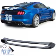 image-18-Spoiler arrière sport Performance GT noir brillant adapté pour Ford Mustang Coupe 14-20