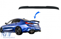 Spoiler bagagliaio per BMW Serie 3 G20 2019+ Spoiler Nero lucido-image-6083047