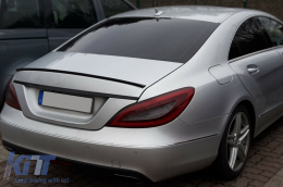 Spoiler bagagliaio per Mercedes Classe CLS W218 Limousine 2010-2018 Nero lucido-image-6091376