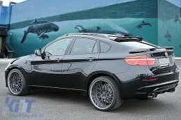 Spoiler Baule Bagagliaio per BMW X6 E71 E72 2008-2015 non verniciato-image-6111570