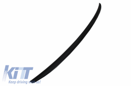 Spoiler Becquet coffre pour Audi A4 B9 Berline 2016+ Noir Brillant-image-6049094