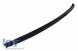 Spoiler Becquet coffre pour Audi A4 B9 Berline 2016+ Noir Brillant-image-6049095