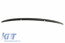 Spoiler Becquet coffre pour Audi A4 B9 Berline 2016+ Noir Brillant-image-6049096