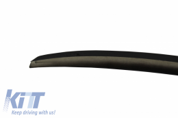 Spoiler Becquet coffre pour Audi A4 B9 Berline 2016+ Noir Brillant-image-6049097