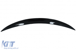 Spoiler Becquet coffre pour BMW Série 2 F22 F23 F87 14-20 Brillant Noir-image-6082847
