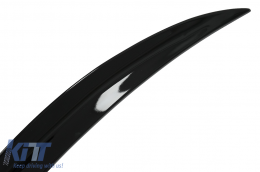 Spoiler Becquet coffre pour BMW Série 2 F22 F23 F87 14-20 Brillant Noir-image-6082849
