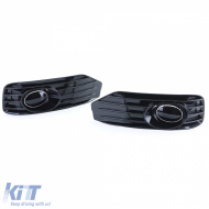 Spoiler bumper Sportline + glossy fog light grille for VW T5.2 09-15-image-6209611