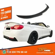 image-50-Spoiler de coffre arrière adapté pour F33 M4 Cabriolet Piano Noir ABS / 2013-2020
