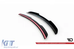 Spoiler de toit adapté pour Maxton Design version 1 type S-Line pour Audi Q8 après 2018, SQ8 après 2019, laqué noir-image-6140340