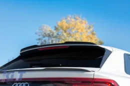 Spoiler de toit adapté pour Maxton Design version 1 type S-Line pour Audi Q8 après 2018, SQ8 après 2019, laqué noir-image-6140346