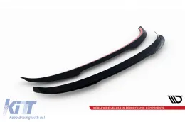 Spoiler de toit Maxton Design adapté pour Audi A3 Sportback 8V 2016-2020, laqué noir-image-6140110