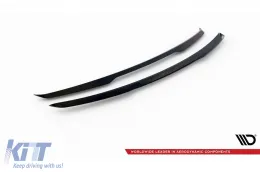Spoiler de toit Maxton Design type SVR adapté pour Land Rover Range Rover Sport Mk2 Facelift 2018-2022, laqué noir-image-6153237