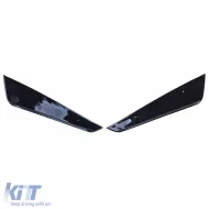 Spoiler delantero kit aerodinámico aletas splitter adecuado para Mercedes A W176 15-18-image-6199891