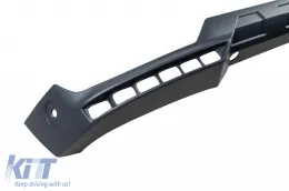 Spoiler di tipo BRABUS con DRL adatto per paraurti anteriore A Design Mercedes G-Class W463 1989-2016, non verniciato-image-6264659