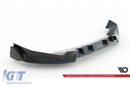 Spoiler en carbone Maxton Design adapté au pare-chocs avant du BMW X5 G05 avec pack M après 2023-image-6144559