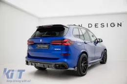 Spoiler en carbone Maxton Design adapté au pare-chocs arrière du BMW X5 G05 avec pack M 2018-2023, après 2023-image-6144581