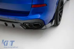 Spoiler en carbone Maxton Design adapté au pare-chocs arrière du BMW X5 G05 avec pack M 2018-2023, après 2023-image-6144584
