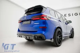 Spoiler en carbone Maxton Design adapté au pare-chocs arrière du BMW X5 G05 avec pack M 2018-2023, après 2023-image-6144589