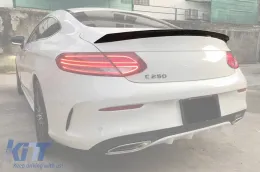 image-44-Spoiler geeignet für Kofferraumtyp C63 S für Mercedes C-Klasse C205 Coupe 2015, unlackiert