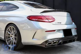 Spoiler geeignet für Kofferraumtyp C63 S für Mercedes C-Klasse C205 Coupe 2015, unlackiert-image-6227894