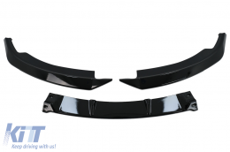 Spoiler Lip para BMW Serie 3 E92 E93 2006-2009 Coupe Cabrio Negro brillante-image-6093706