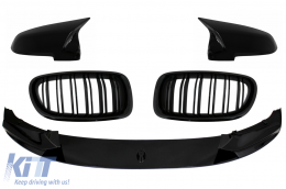 image-0-Spoiler Lip pour BMW 5 F10 F11 2015-2017 Look M-Performance Couvertures miroir Grilles